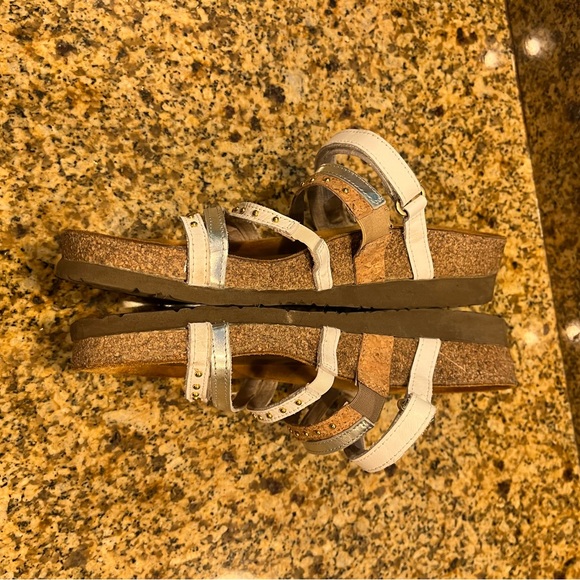 LAST CALL NAOT Prescott Slide Sandals White Silver Strappy 42 US Women’s 11 - Picture 3 of 12